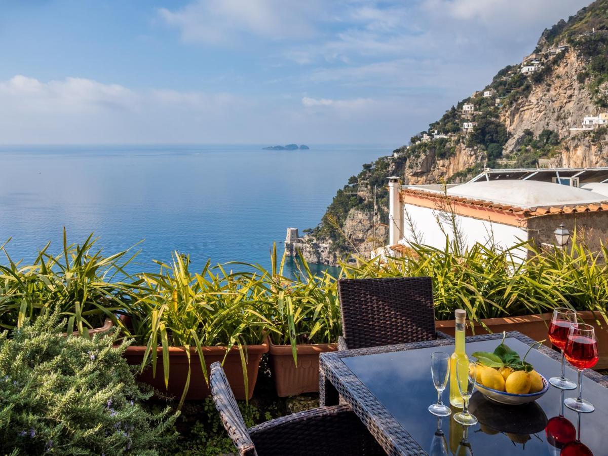 Scorcio D' Oltremare - Sea View Apt In Positano Exteriör bild