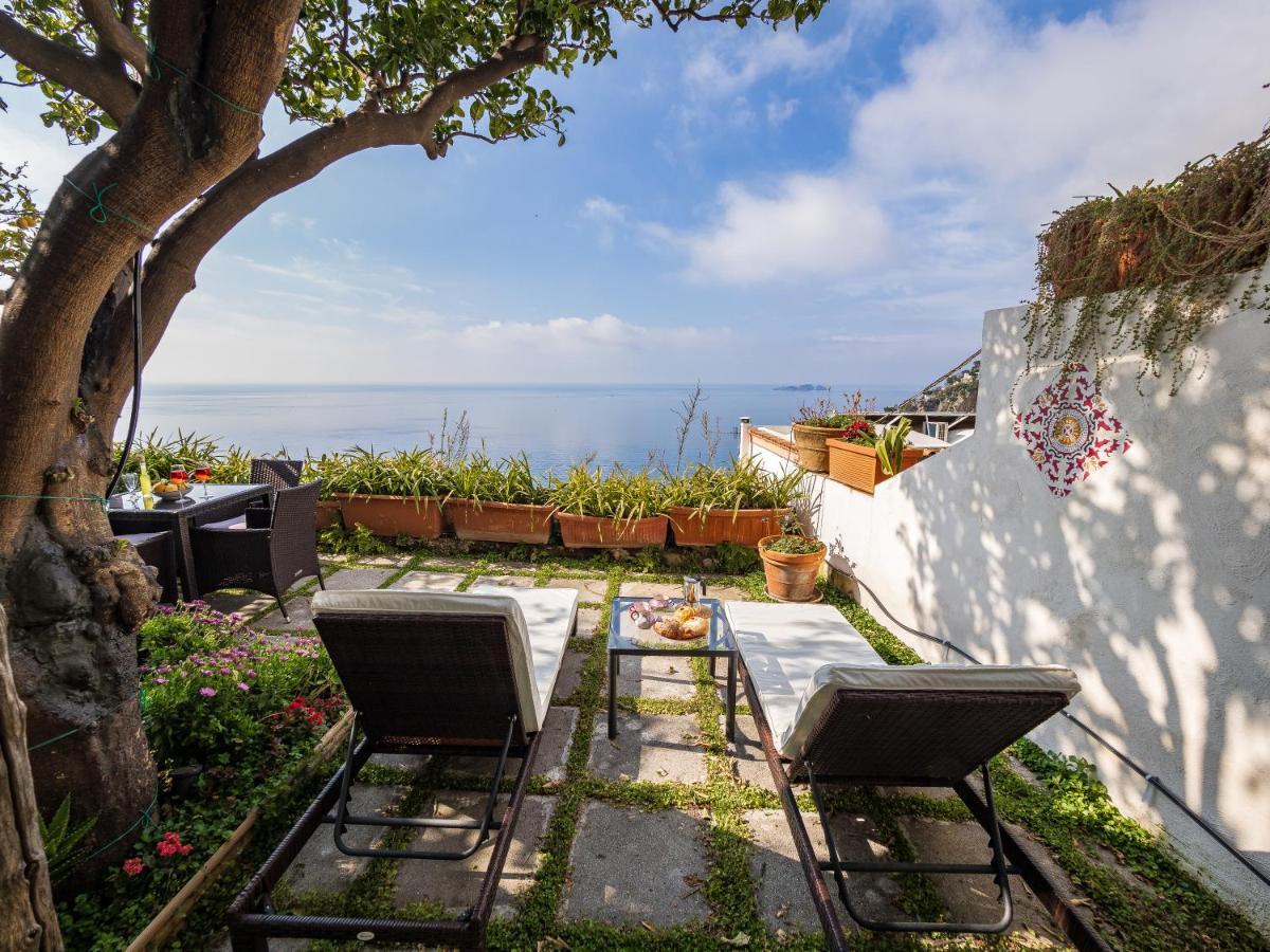Scorcio D' Oltremare - Sea View Apt In Positano Exteriör bild
